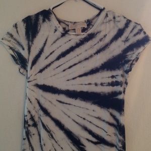 Tie dye t shirt maxi